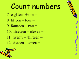 Numbers, слайд 7