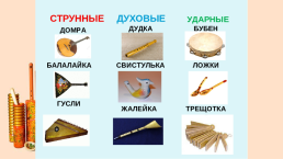 Русские народные мелодии в исполнении народных инструментов, слайд 4