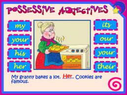 Possessive adjectives, слайд 15