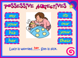 Possessive adjectives, слайд 4