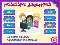 Possessive adjectives, слайд 5