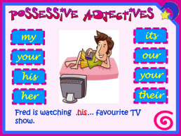 Possessive adjectives, слайд 7