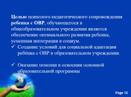 Психолого-педагогическое сопровождение инклюзивных классов, слайд 12