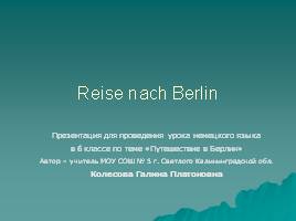 Reise nach Berlin - Берлин, слайд 1