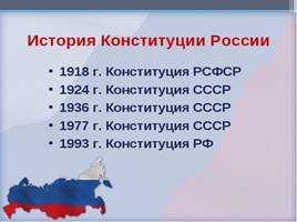Конституция РФ – основной закон страны, слайд 10