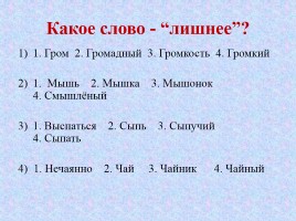 Интеллектуальная игра по русскому языку «Занимательная грамматика», слайд 19