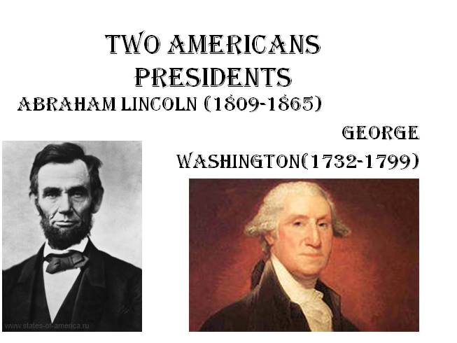 Two American presidents