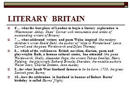 Literary Britain, слайд 4