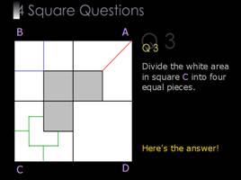 Введение определения «квадрат» как прямоугольника с равными сторонами (Geometrical shapes - Introduction of definition of square), слайд 20
