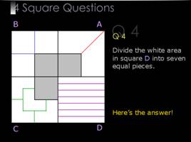 Введение определения «квадрат» как прямоугольника с равными сторонами (Geometrical shapes - Introduction of definition of square), слайд 24