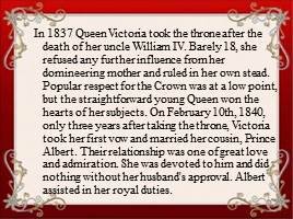 Queen Victoria, слайд 3