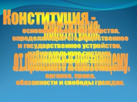 Проект «Конституция России - путь к правовому государству», слайд 6