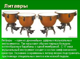 Инструменты симфонического оркестра, слайд 12