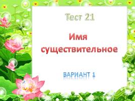 Тест по русскому языку в 5 классе «Имя существительное», слайд 2