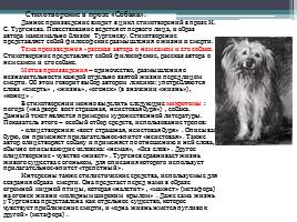Стихотворение в прозе «Собака» Ивана Сергеевича Тургенева - Лирическое стихотворение И.А. Бунина «Собака», слайд 6