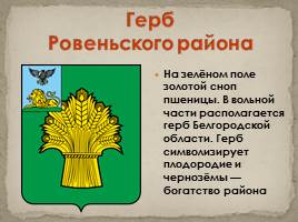 Гербы Белгородской области, слайд 19