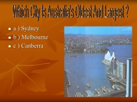 Уроки английского языка по теме «Австралия - All about Australia», слайд 21