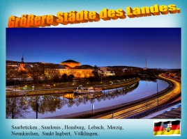 О Федеральной Земле Германии - Саарланд (на немецком языке), слайд 14