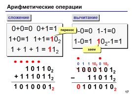 Системы счисления, слайд 17