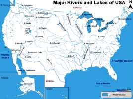 The rivers of USA - Реки США (на английском языке), слайд 2