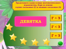 Дидактическая игра по русскому языку «Больше-меньше-равно», слайд 14
