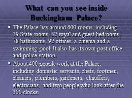 Buckingham Palace, слайд 10