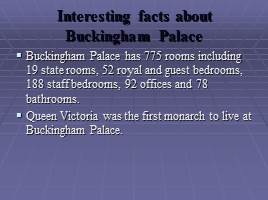 Buckingham Palace, слайд 11