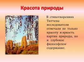 Натурфилософская лирика Ф.И. Тютчева, слайд 10