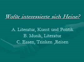 Heinrich Heine, слайд 22