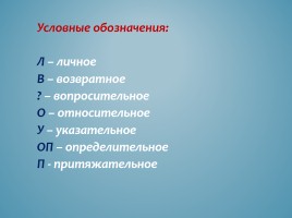 Повторение и обобщение по теме «Местоимение», слайд 7