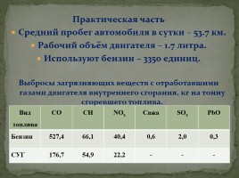 Влияние выхлопных газов автомобиля на здоровье человека, слайд 31