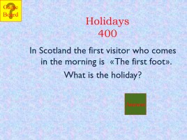Jeopardy «Holidays», слайд 30