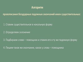 Правописание безударных падежных окончаний имен существительных, слайд 6