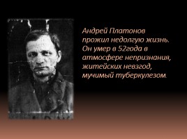 Биография А. Платонова, слайд 10