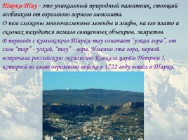 Классный час «2016 год гор в Дагестане», слайд 23