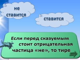 Тира тома. Если перед сказуемым стоит не то перед другим словом пишу ни.