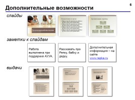 Работа в программе PowerPoint2007 (основы, анимация, интерактивность), слайд 6