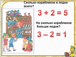 Математика 1 класс «Слагаемые - Сумма», слайд 11