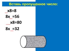 Таблица умножения и деления на 8, слайд 3