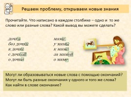 Русский язык 3 класс «Что такое окончание? Как найти в слове окончание?», слайд 6