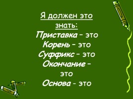 Русский язык 4 класс «Состав слова», слайд 3