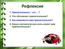 Русский язык 4 класс «Имя прилагательное как часть речи», слайд 16