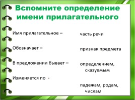 Русский язык 4 класс «Имя прилагательное как часть речи», слайд 5