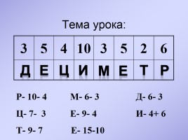 Математика 1 класс «Дециметр», слайд 12