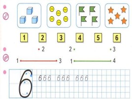 Математика 1 класс «Число 6 - Цифра 6», слайд 11