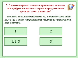 Тест «Пунктуация в простом и сложном предложении», слайд 7