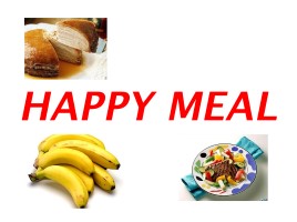 Happy Meal (на английском языке), слайд 1