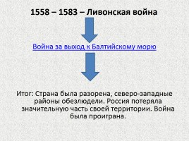 Россия во второй половине XVI века, слайд 14