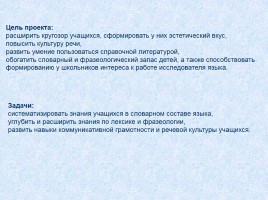 Проект «Использование фразеологизмы в речи современных школьников», слайд 2