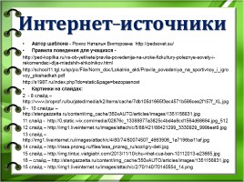 Правила поведения на пришкольном и спортивном участке, слайд 21